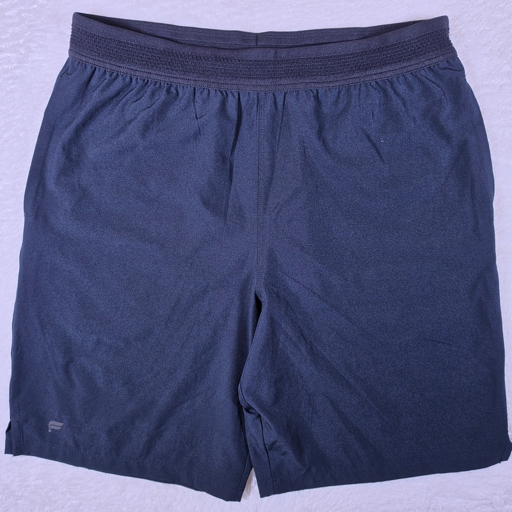 Fabletics Athletic Shorts Mens L Black Stretch Side Slits Activewear